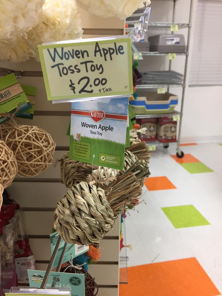 Woven Apple Toss Toy