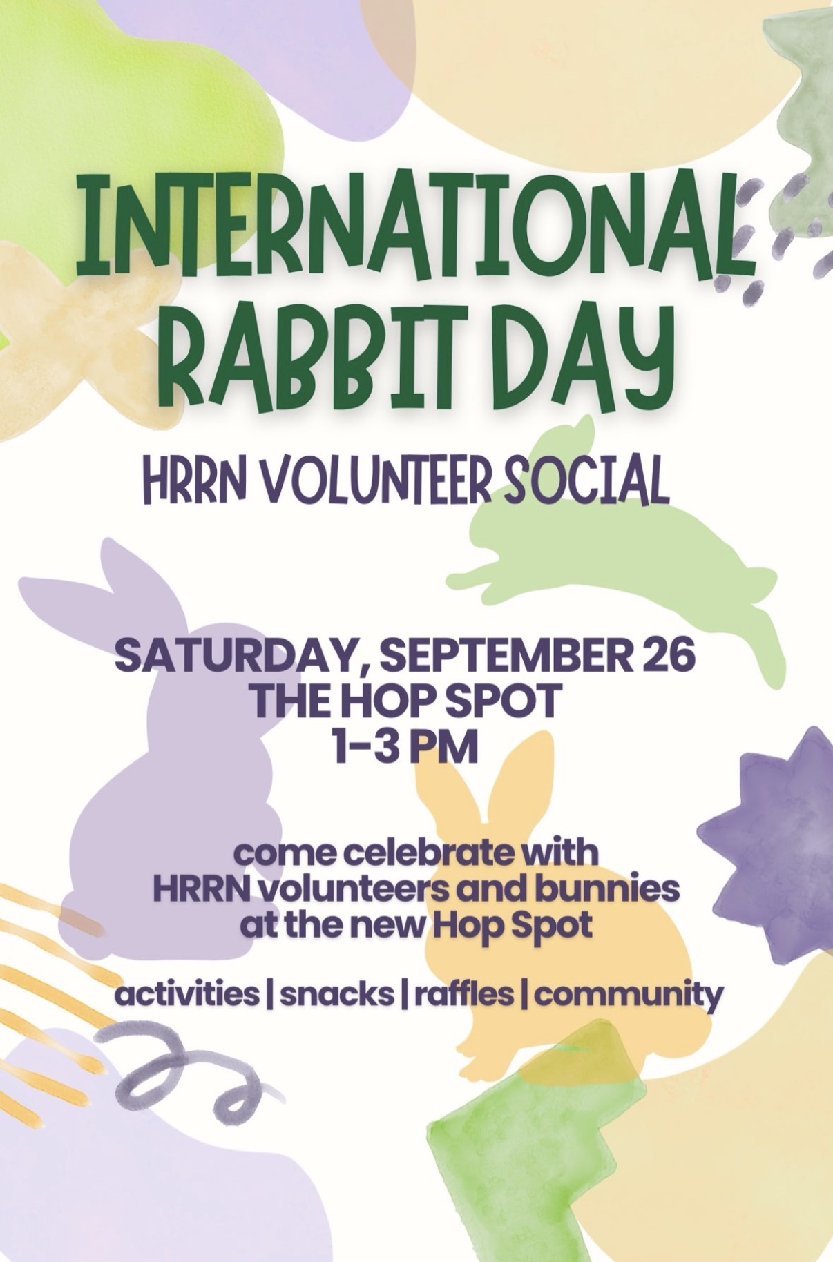 HRRN Volunteer Social: International Rabbit Day